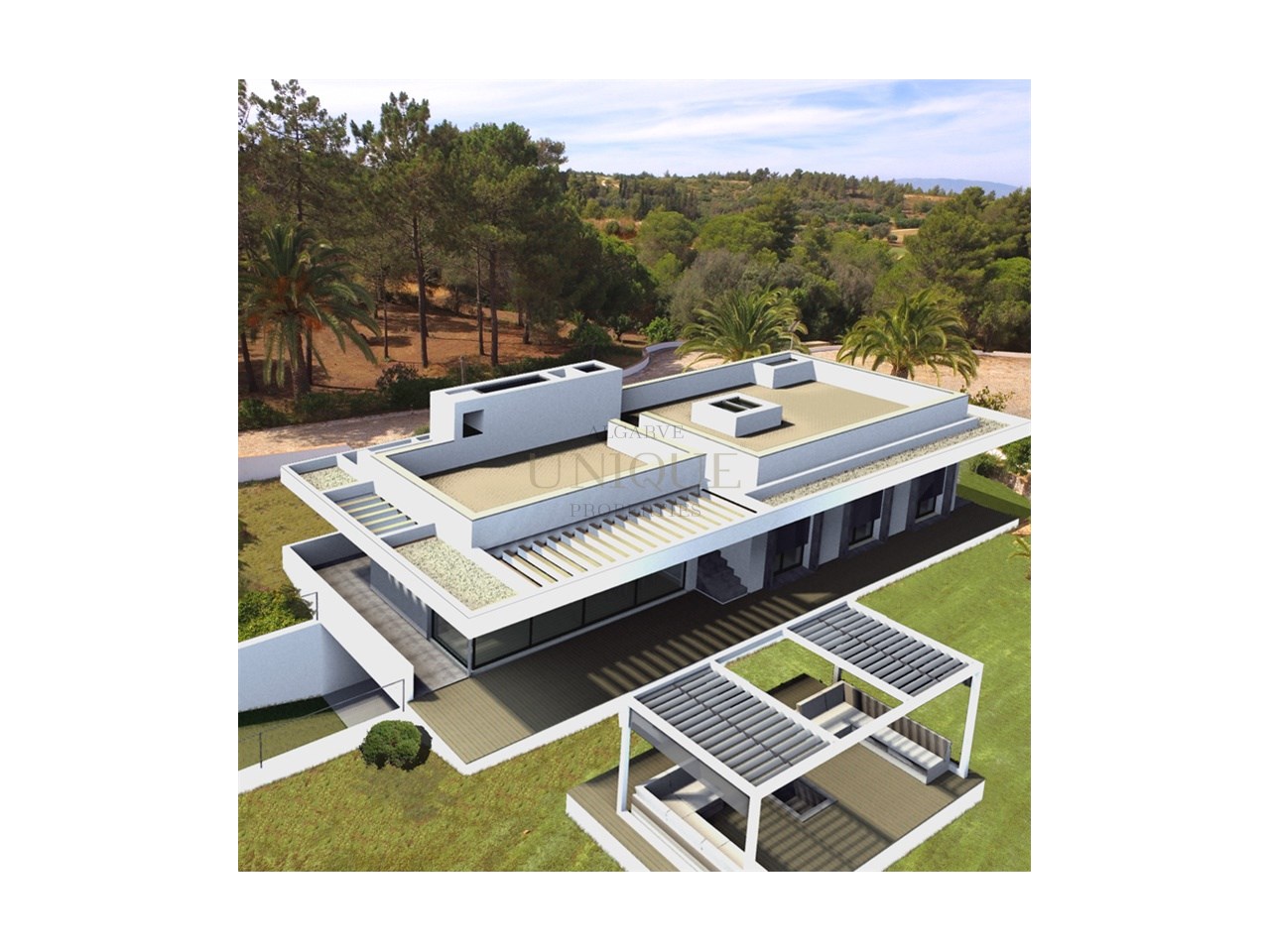 Extensa propriedade frente ao mar