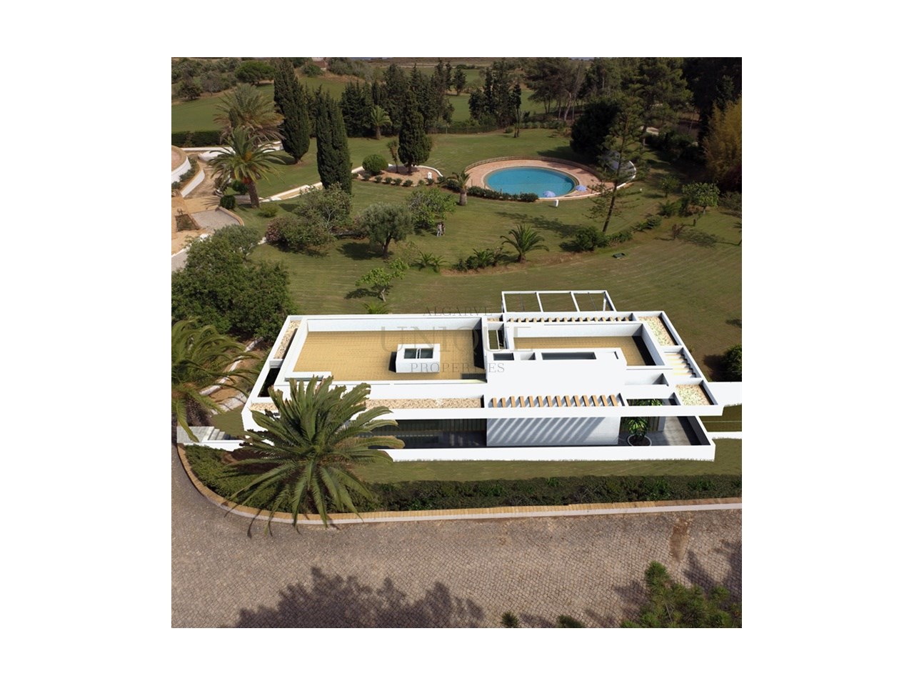 Extensa propriedade frente ao mar