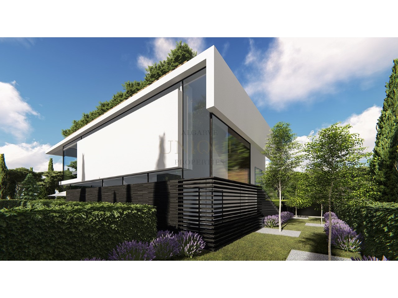 Moradia contemporânea em projeto