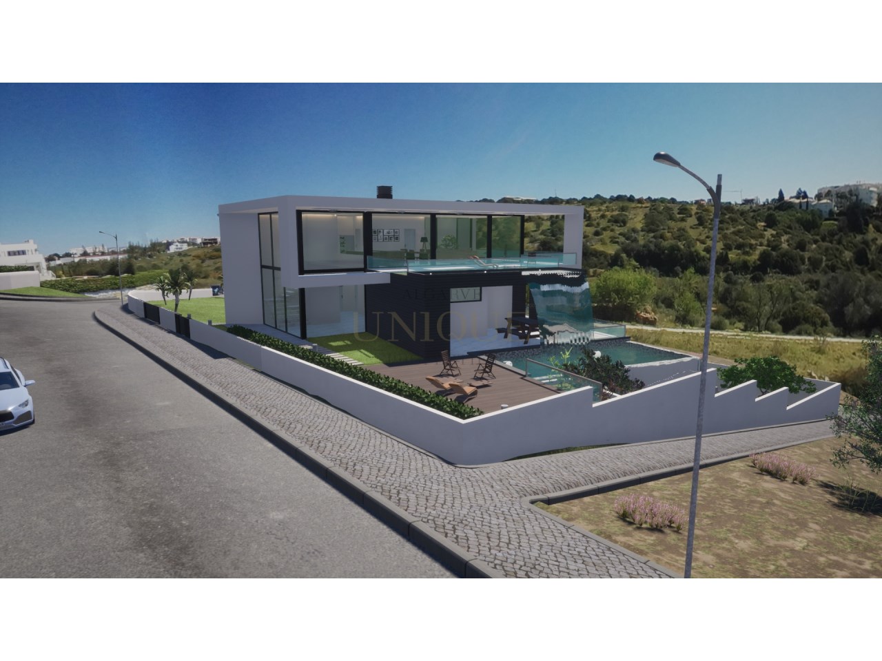 Moradia de luxo em construção